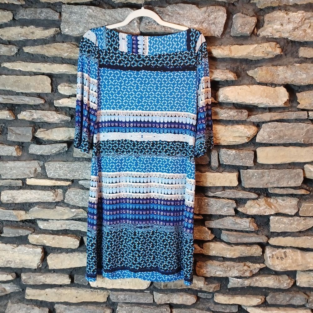 Donna Morgan spring blue dress sz 10